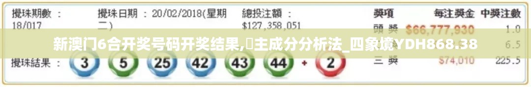 新澳门6合开奖号码开奖结果,‌主成分分析法_四象境YDH868.38