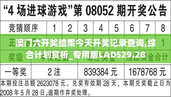 澳门六开奖结果今天开奖记录查询,综合计划赏析_专用版LAD529.28