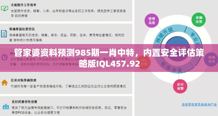 管家婆资料预测985期一肖中特，内置安全评估策略版IQL457.92