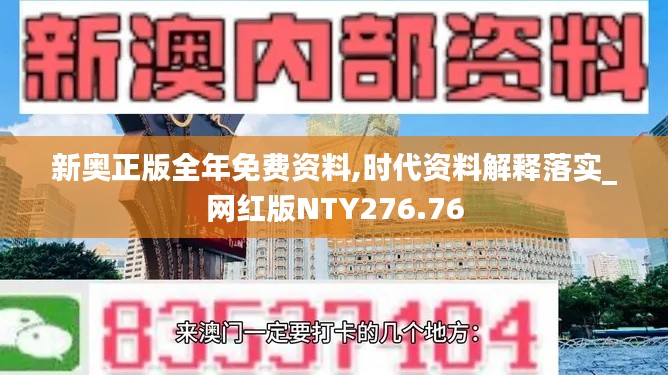 新奥正版全年免费资料,时代资料解释落实_网红版NTY276.76