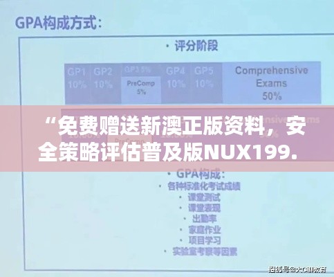 “免费赠送新澳正版资料，安全策略评估普及版NUX199.15体验”