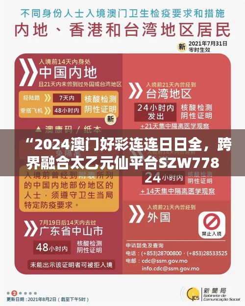 “2024澳门好彩连连日日全，跨界融合太乙元仙平台SZW778.54”