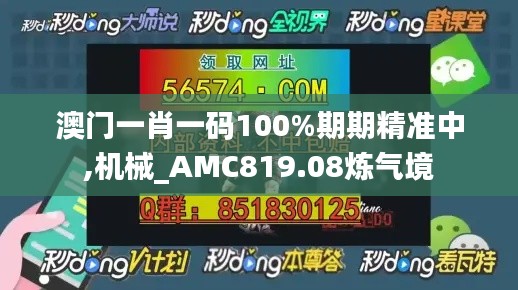 澳门一肖一码100%期期精准中,机械_AMC819.08炼气境