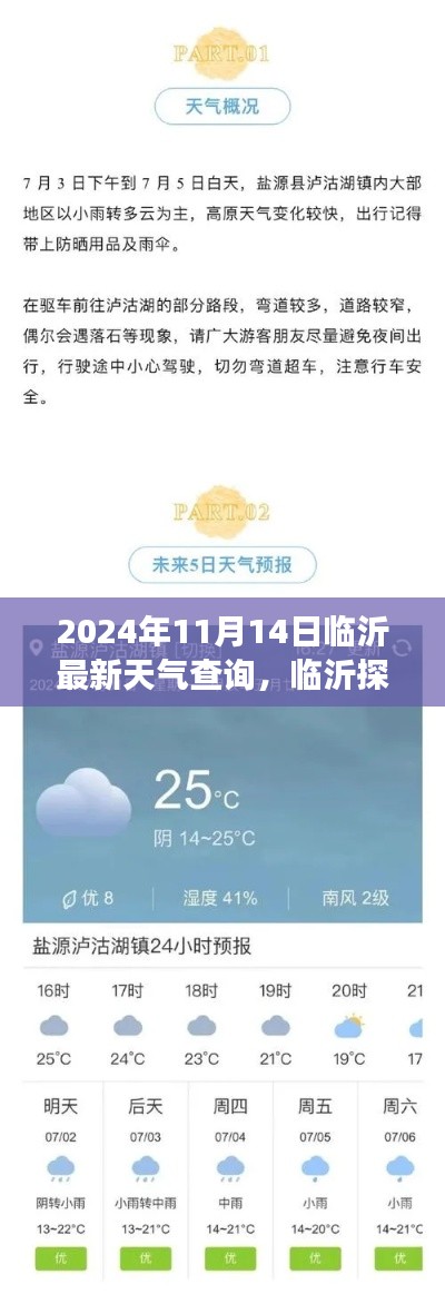 2024年11月14日临沂天气探秘，宁静之旅与天气奇遇