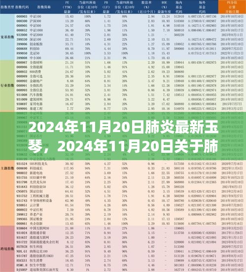 关于肺炎的最新玉琴观点论述（2024年11月20日更新）