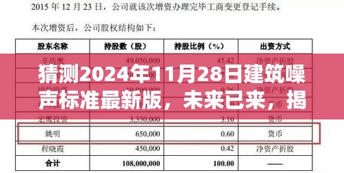 揭秘未来建筑噪声标准，智能噪声控制建筑标准展望与体验科技静谧新纪元（2024年预测）