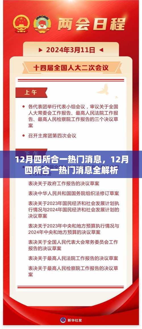 12月四所合一热门消息全解析与探讨