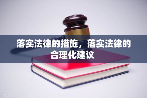 落实法律的措施，落实法律的合理化建议 