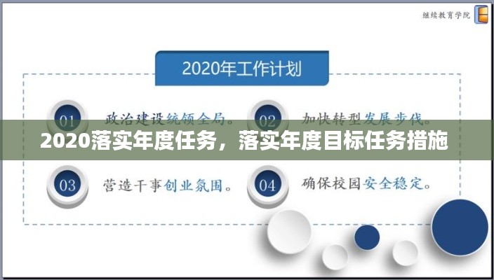 2020落实年度任务，落实年度目标任务措施 